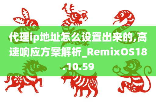 代理ip地址怎么设置出来的,高速响应方案解析_RemixOS18.10.59