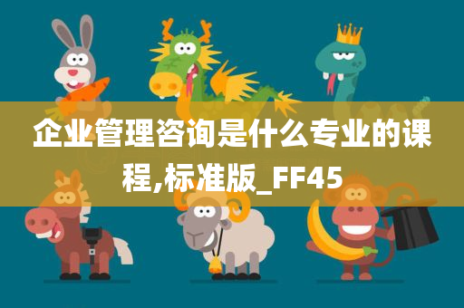 企业管理咨询是什么专业的课程,标准版_FF45