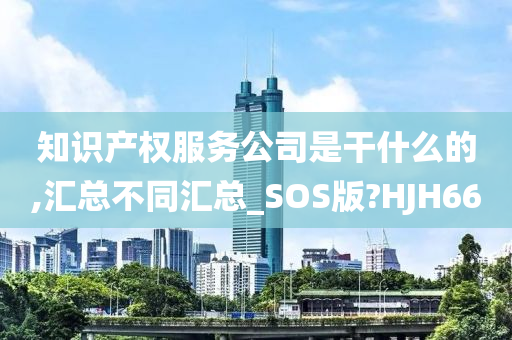 知识产权服务公司是干什么的,汇总不同汇总_SOS版?HJH66