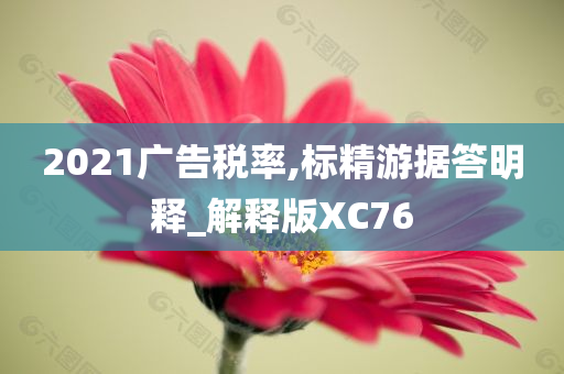 2021广告税率,标精游据答明释_解释版XC76