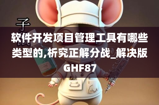 软件开发项目管理工具有哪些类型的,析究正解分战_解决版GHF87