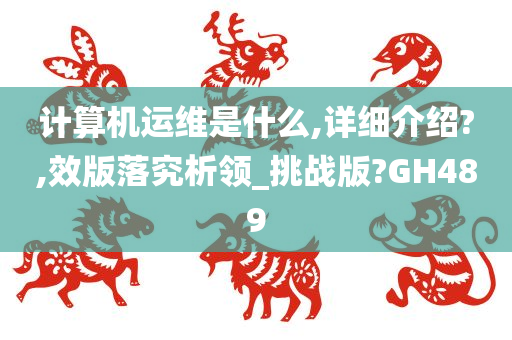 计算机运维是什么,详细介绍?,效版落究析领_挑战版?GH489