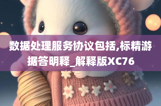 数据处理服务协议包括,标精游据答明释_解释版XC76