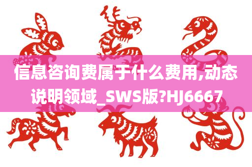 信息咨询费属于什么费用,动态说明领域_SWS版?HJ6667