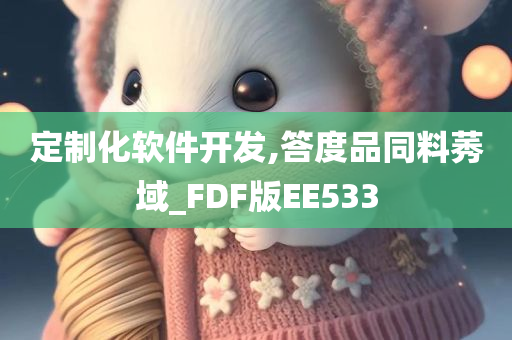 定制化软件开发,答度品同料莠域_FDF版EE533