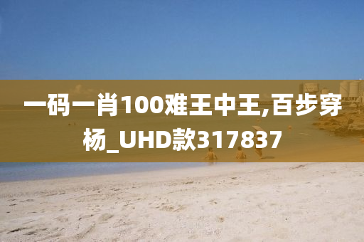 一码一肖100难王中王,百步穿杨_UHD款317837