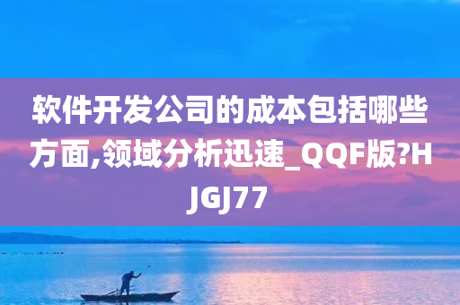 软件开发公司的成本包括哪些方面,领域分析迅速_QQF版?HJGJ77