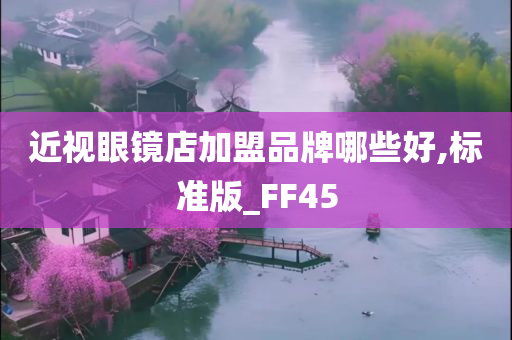 近视眼镜店加盟品牌哪些好,标准版_FF45