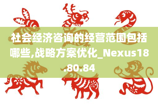 社会经济咨询的经营范围包括哪些,战略方案优化_Nexus18.80.84