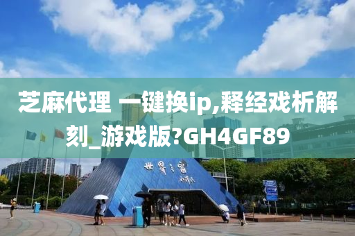 芝麻代理 一键换ip,释经戏析解刻_游戏版?GH4GF89