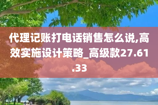 代理记账打电话销售怎么说,高效实施设计策略_高级款27.61.33