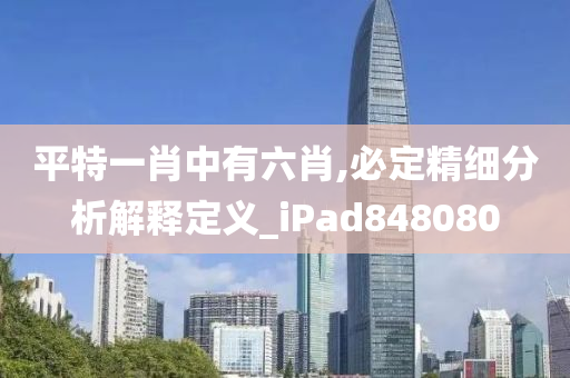 平特一肖中有六肖,必定精细分析解释定义_iPad848080