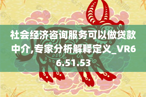 社会经济咨询服务可以做贷款中介,专家分析解释定义_VR66.51.53