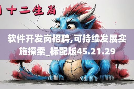 软件开发岗招聘,可持续发展实施探索_标配版45.21.29