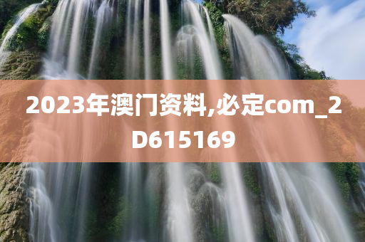 2023年澳门资料,必定com_2D615169