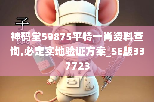 神码堂59875平特一肖资料查询,必定实地验证方案_SE版337723