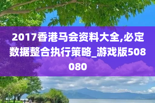 2017香港马会资料大全,必定数据整合执行策略_游戏版508080