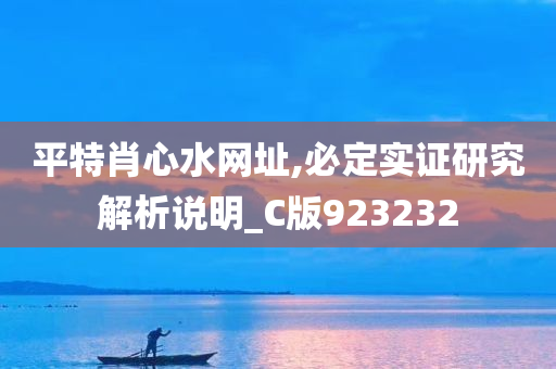 平特肖心水网址,必定实证研究解析说明_C版923232