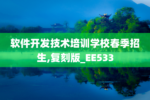 软件开发技术培训学校春季招生,复刻版_EE533