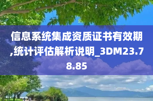 信息系统集成资质证书有效期,统计评估解析说明_3DM23.78.85