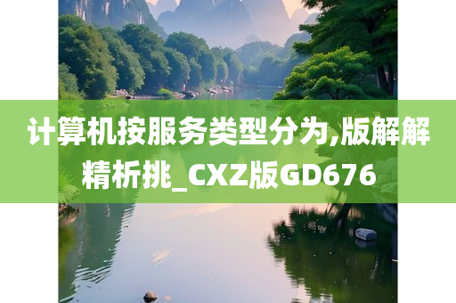 计算机按服务类型分为,版解解精析挑_CXZ版GD676