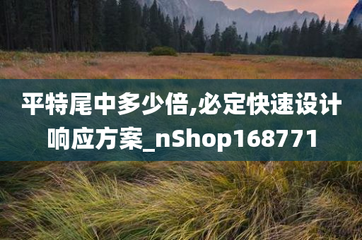 平特尾中多少倍,必定快速设计响应方案_nShop168771