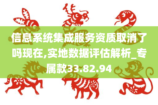 信息系统集成服务资质取消了吗现在,实地数据评估解析_专属款33.82.94