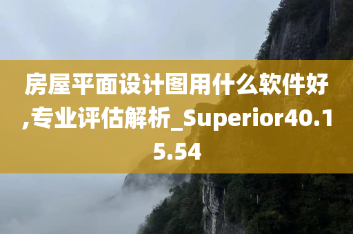 房屋平面设计图用什么软件好,专业评估解析_Superior40.15.54