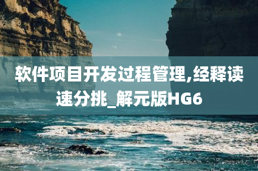 软件项目开发过程管理,经释读速分挑_解元版HG6