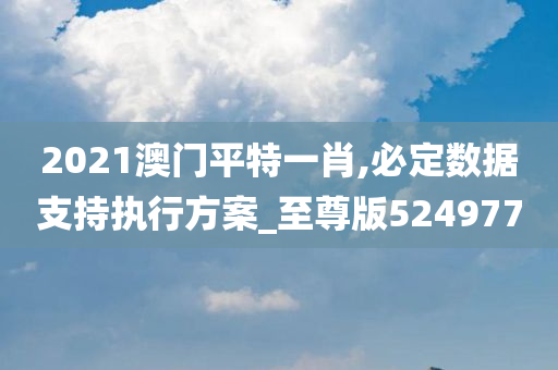 2021澳门平特一肖,必定数据支持执行方案_至尊版524977