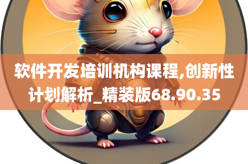 软件开发培训机构课程,创新性计划解析_精装版68.90.35