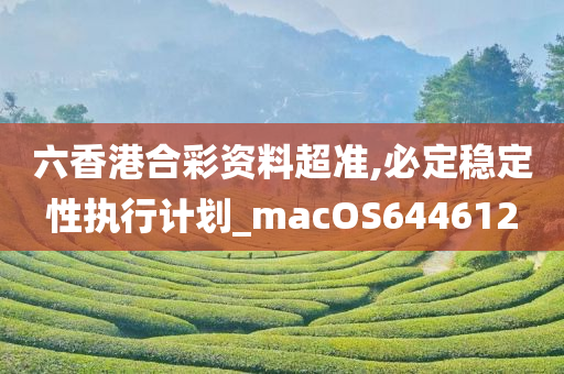 六香港合彩资料超准,必定稳定性执行计划_macOS644612