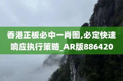 香港正板必中一肖图,必定快速响应执行策略_AR版886420