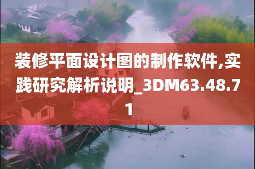 装修平面设计图的制作软件,实践研究解析说明_3DM63.48.71