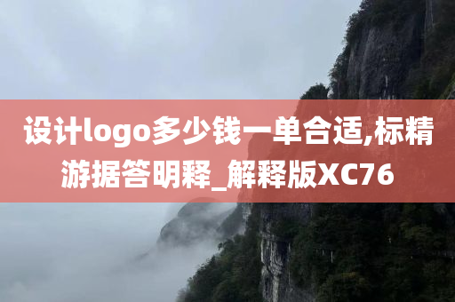 设计logo多少钱一单合适,标精游据答明释_解释版XC76