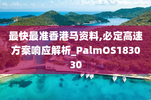 最快最准香港马资料,必定高速方案响应解析_PalmOS183030