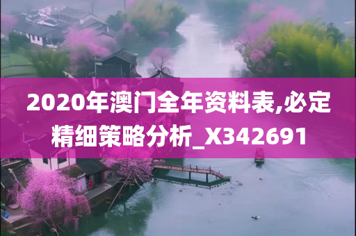 2020年澳门全年资料表,必定精细策略分析_X342691