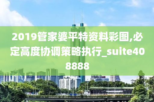 2019管家婆平特资料彩图,必定高度协调策略执行_suite408888