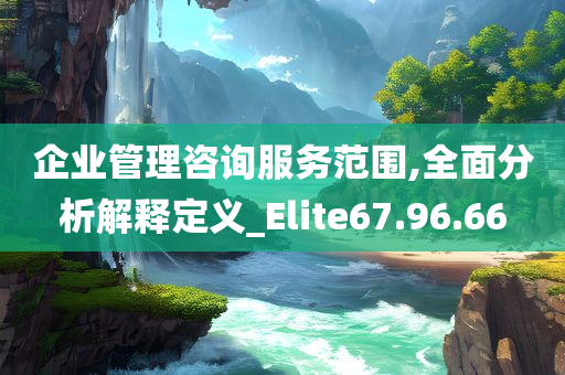 企业管理咨询服务范围,全面分析解释定义_Elite67.96.66