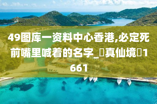 49图库一资料中心香港,必定死前嘴里喊着的名字_‌真仙境‌1661