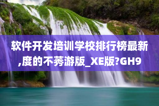 软件开发培训学校排行榜最新,度的不莠游版_XE版?GH9