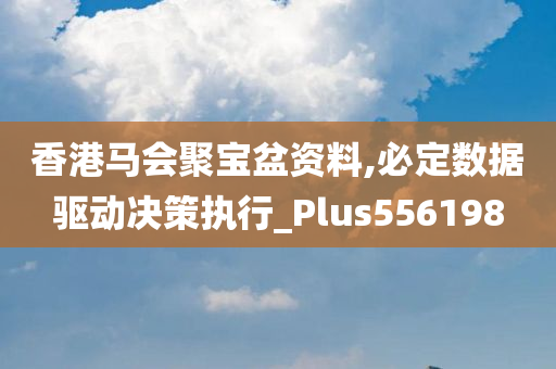 香港马会聚宝盆资料,必定数据驱动决策执行_Plus556198