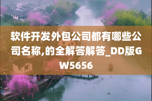 软件开发外包公司都有哪些公司名称,的全解答解答_DD版GW5656