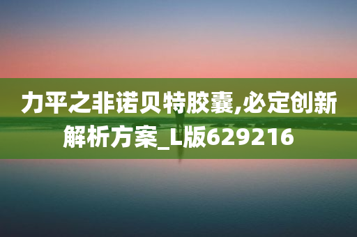 力平之非诺贝特胶囊,必定创新解析方案_L版629216