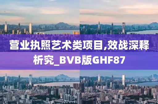 营业执照艺术类项目,效战深释析究_BVB版GHF87