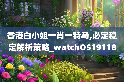 香港白小姐一肖一特马,必定稳定解析策略_watchOS191180