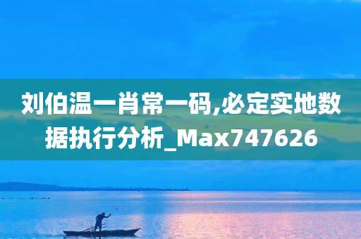 刘伯温一肖常一码,必定实地数据执行分析_Max747626