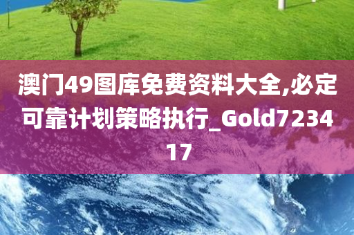 澳门49图库免费资料大全,必定可靠计划策略执行_Gold723417