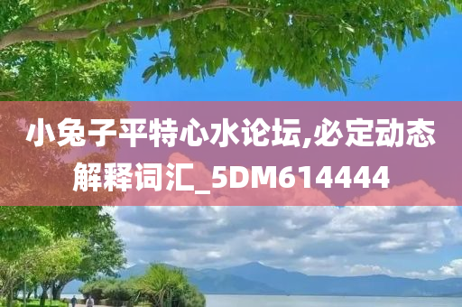 小兔子平特心水论坛,必定动态解释词汇_5DM614444