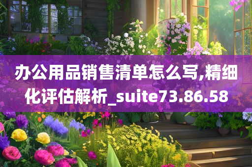 办公用品销售清单怎么写,精细化评估解析_suite73.86.58